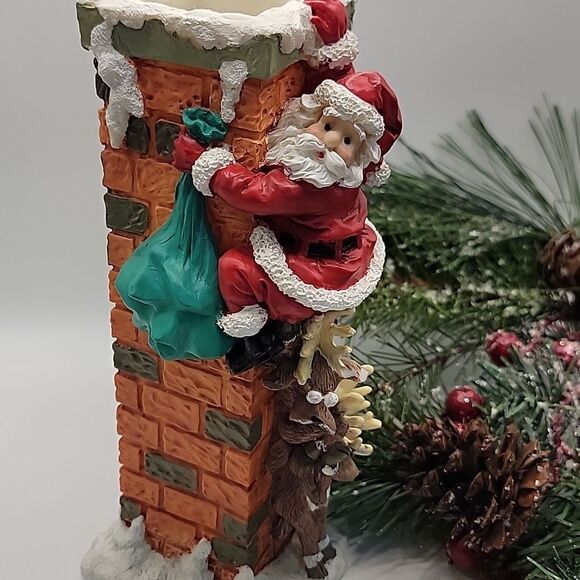 House Of Loyd " Up the Chimney" Santa Clause Climber Holiday Decoration 1998 - Picture 11 of 11